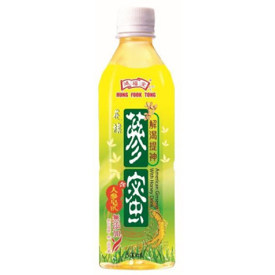 鴻福堂 花旗蔘蜜  500ml x4支
